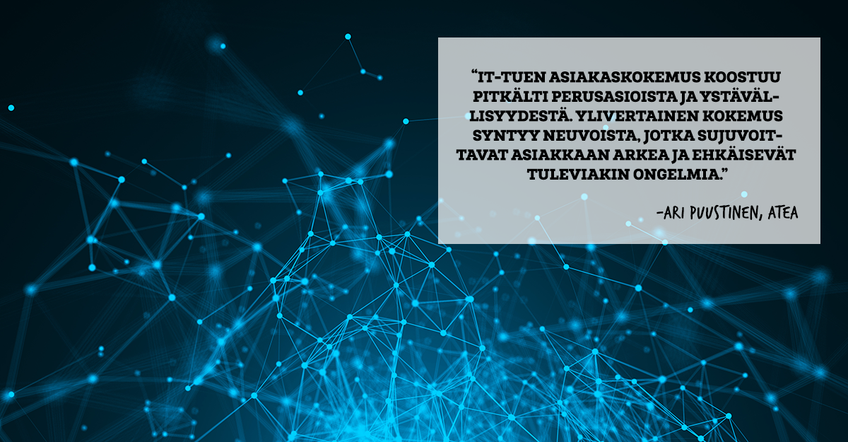 Tarjoat teknistä tukea, mutta osaatko tarjota jo kokemuksen?