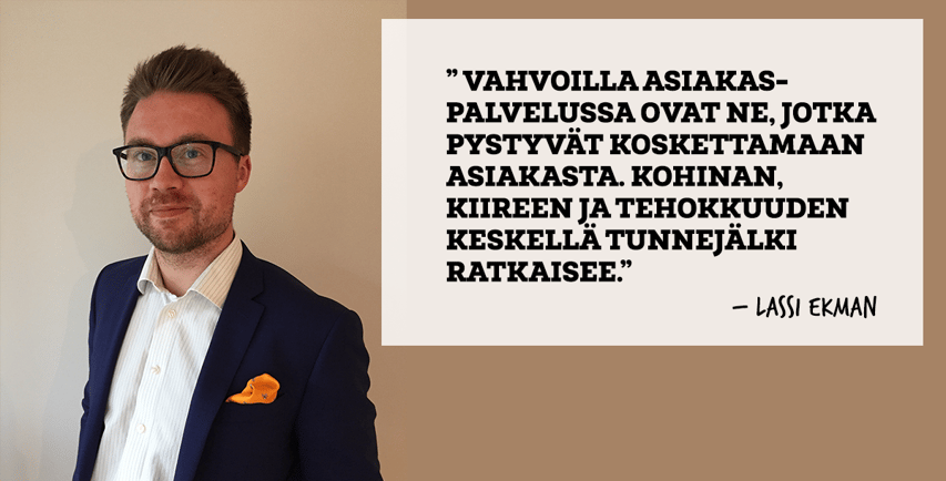 Asiakkaasi valitsee helppouden ja henkilökohtaisuuden