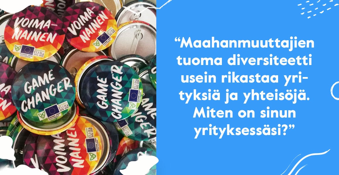 Maahanmuuttajanaiset matkalla työelämään Baronan avulla