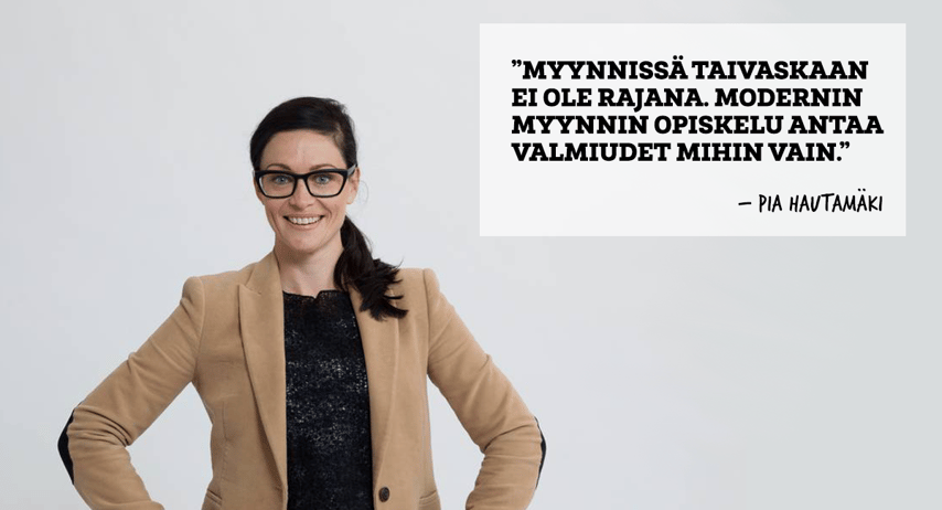 Modernin aikakauden myyjiä koulutetaan yhdessä yritysten kanssa