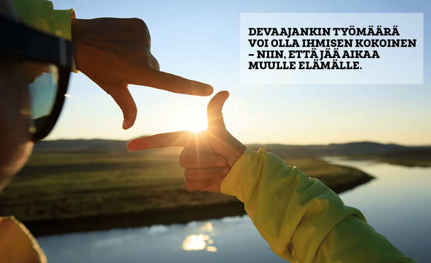 Devaajan arkea Asiakastiedolla