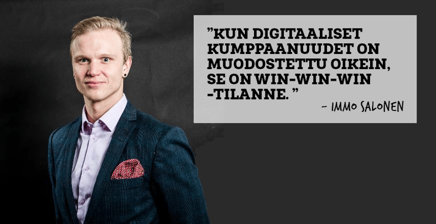 Muuta asiakkaan haaveilu hankinnaksi hyvällä verkostolla