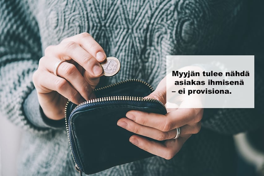 Moderni myyjä myy vasta ymmärrettyään asiakasta