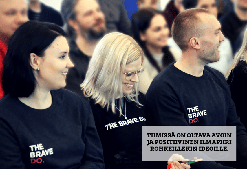 MONITOIMITTAJAYMPÄRISTÖSSÄ HIOUTUU TIMANTTISIA TIIMEJÄ