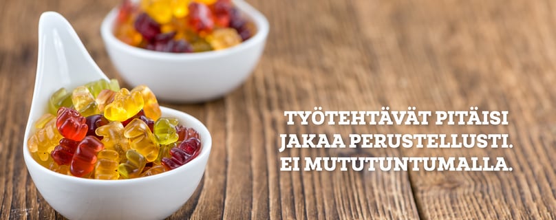 Aina ei mene nallekarkit tasan –&nbsp;miten työkuormat jakautuvat yrityksessäsi?