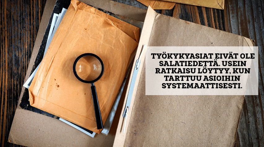 Ota ajoissa koppi työntekijän alentuneesta työkyvystä