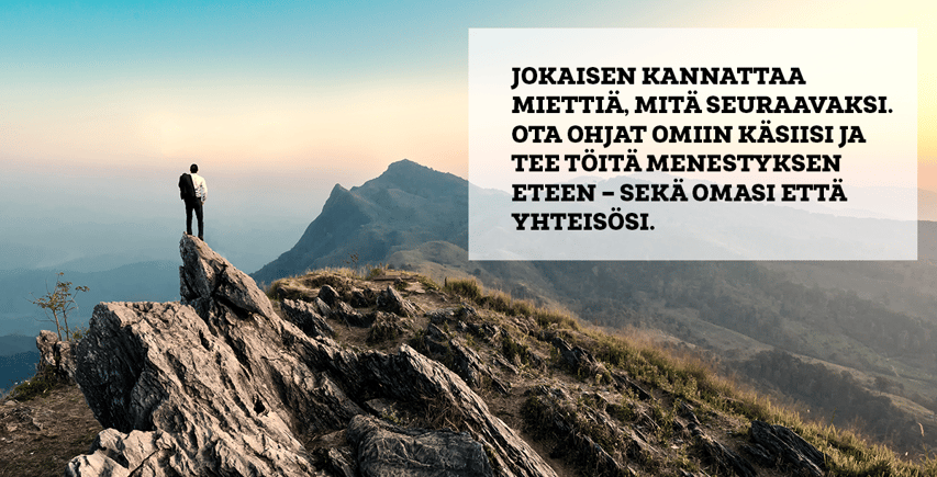 KUKA OHJAA SINUN TYÖURAASI? KUKA OHJAA SINUN TYÖURAASI?